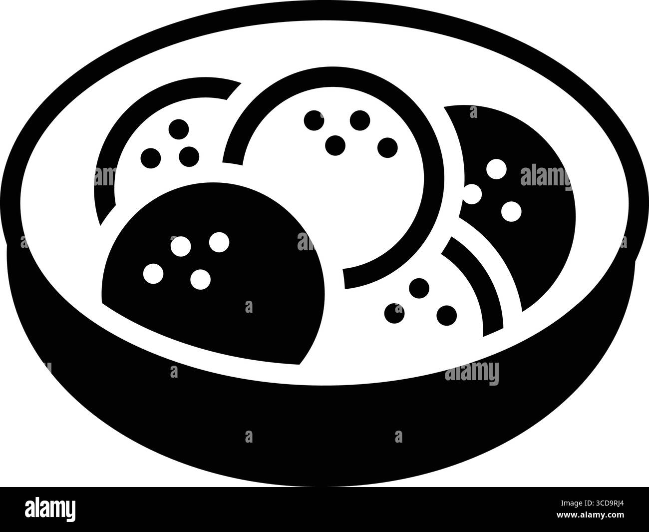 Icon for sweet, ladoo Stock Vector