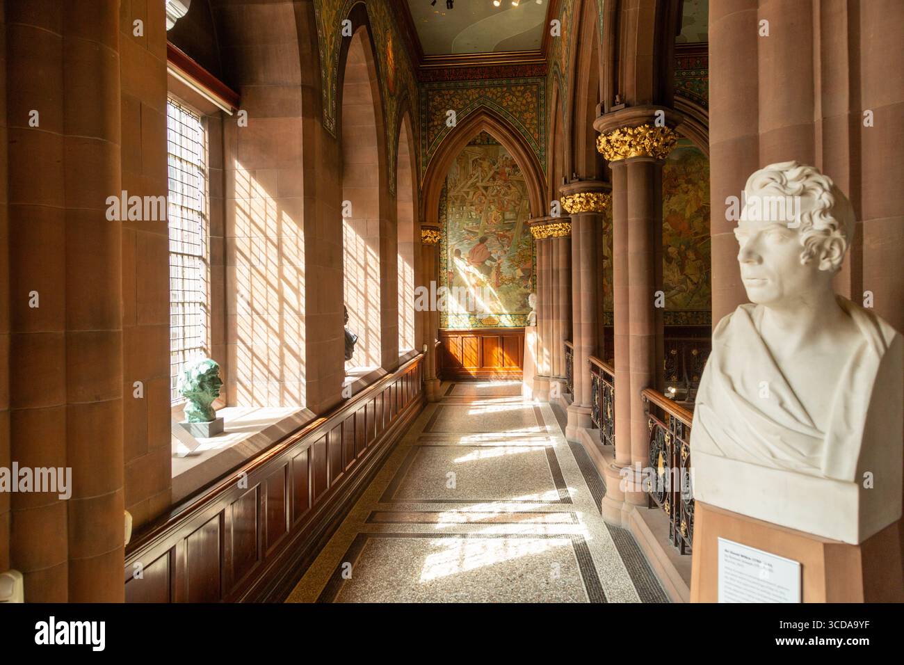 Bust of Sir David Wilkie in the Great Hall of the Scottish National Portrait Gallery Stock Photo