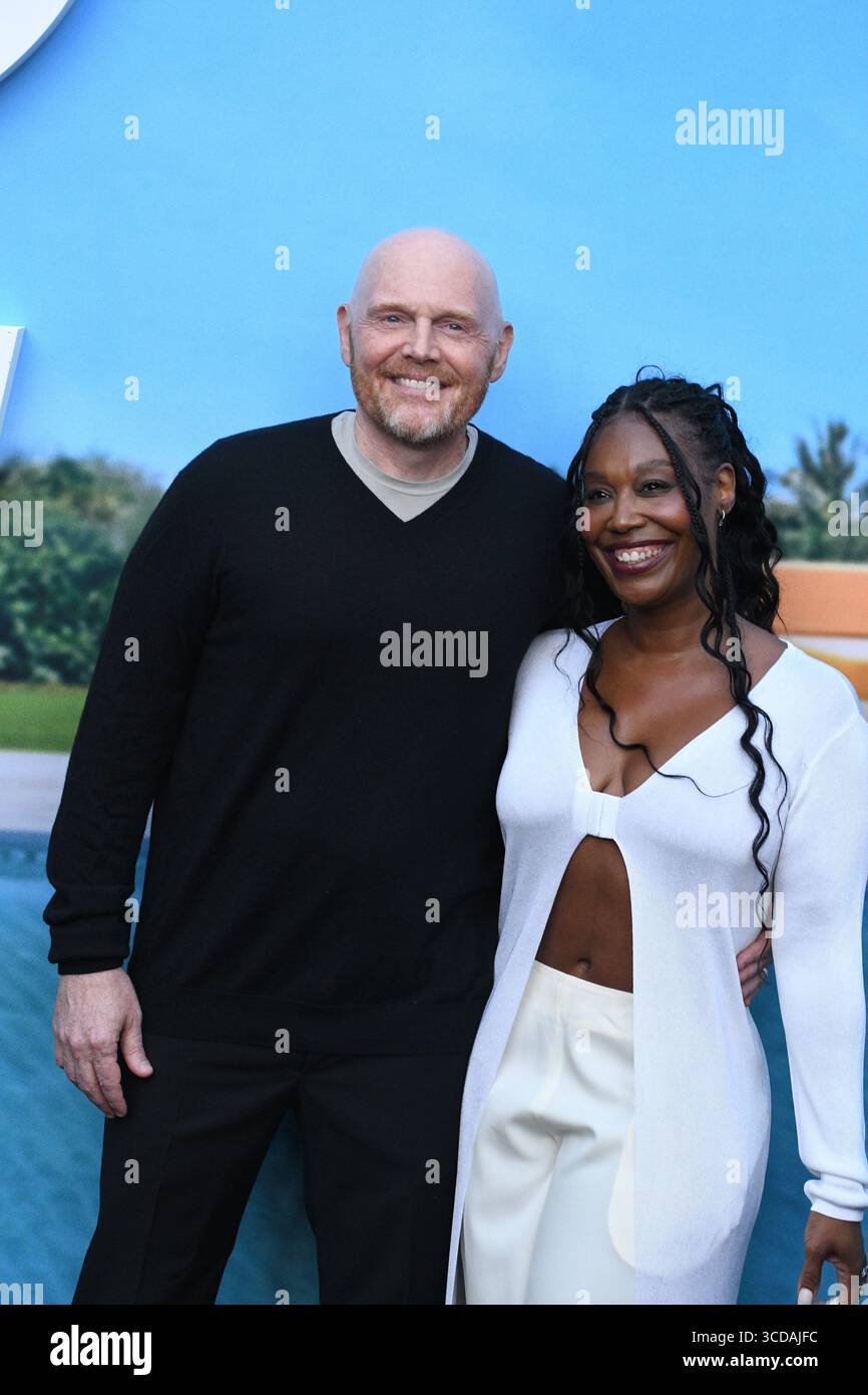 Hollywood, California, USA 11th August 2025 Comedian Bill Burr and wife
