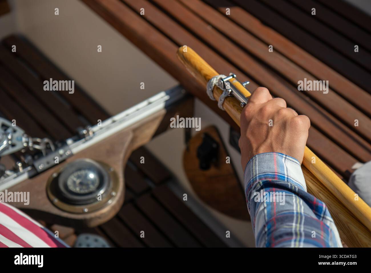Skilled young man steering hi-res stock photography and images - Alamy