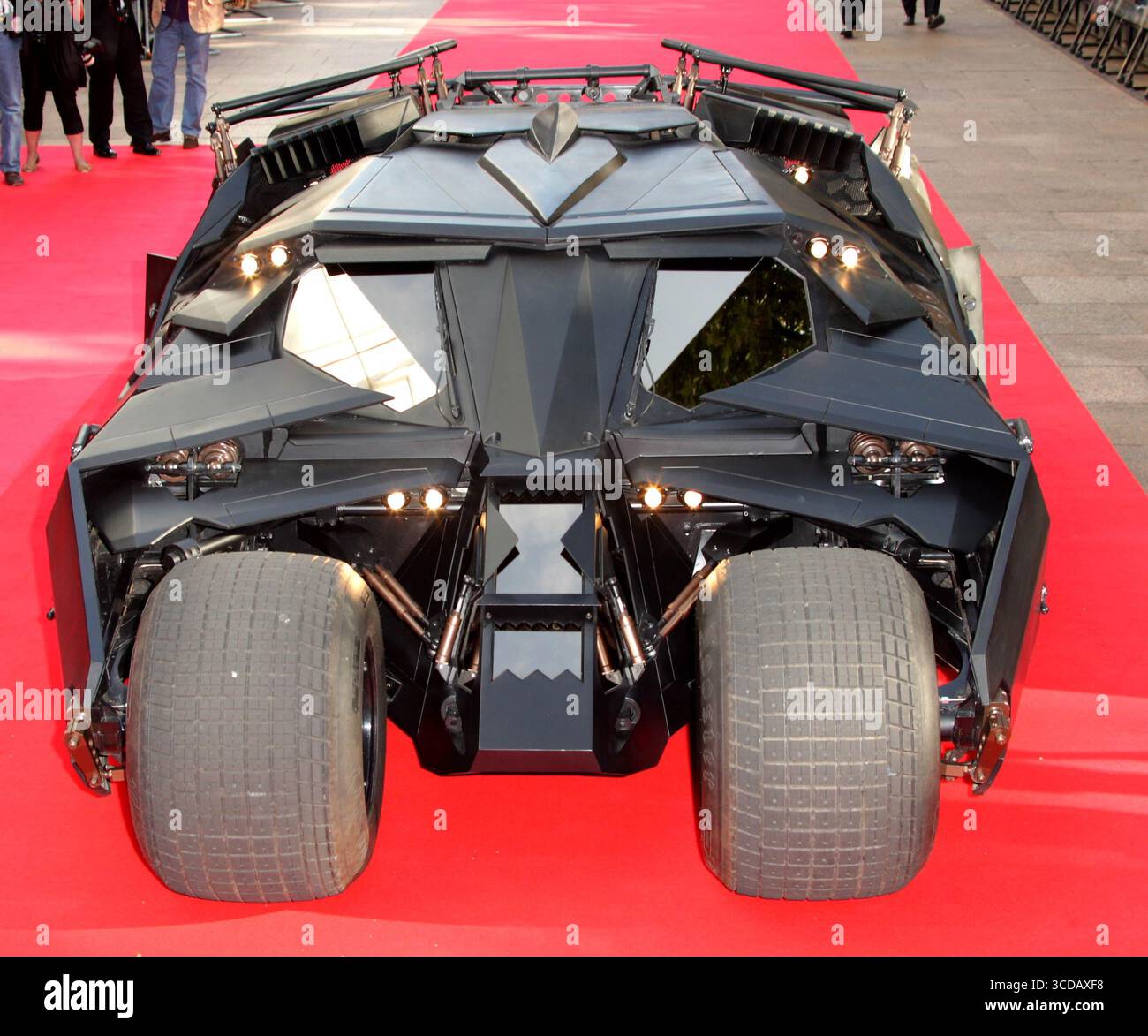 The Batmobile at the UK premiere of 'The Dark Knight' in London - 21 ...