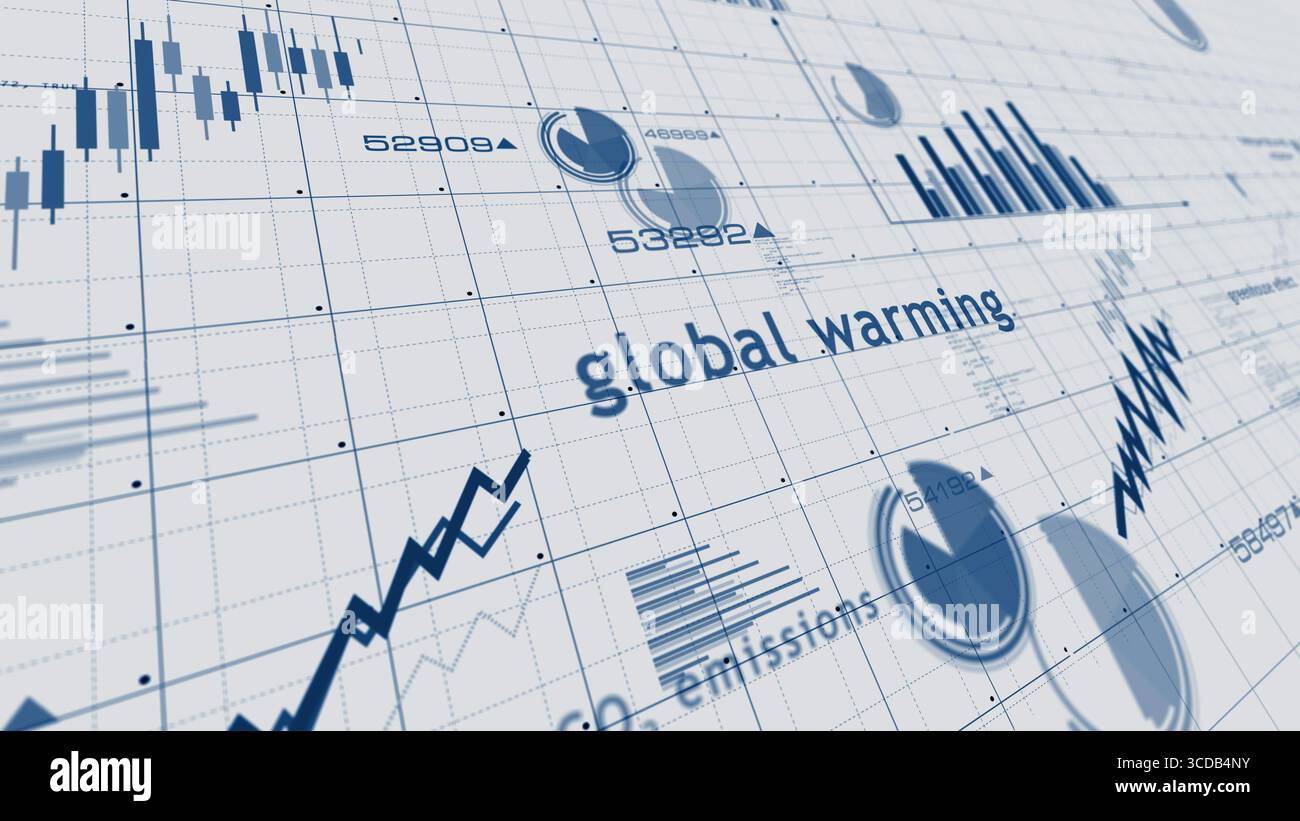 3d animation temperature change in hi-res stock photography and images ...