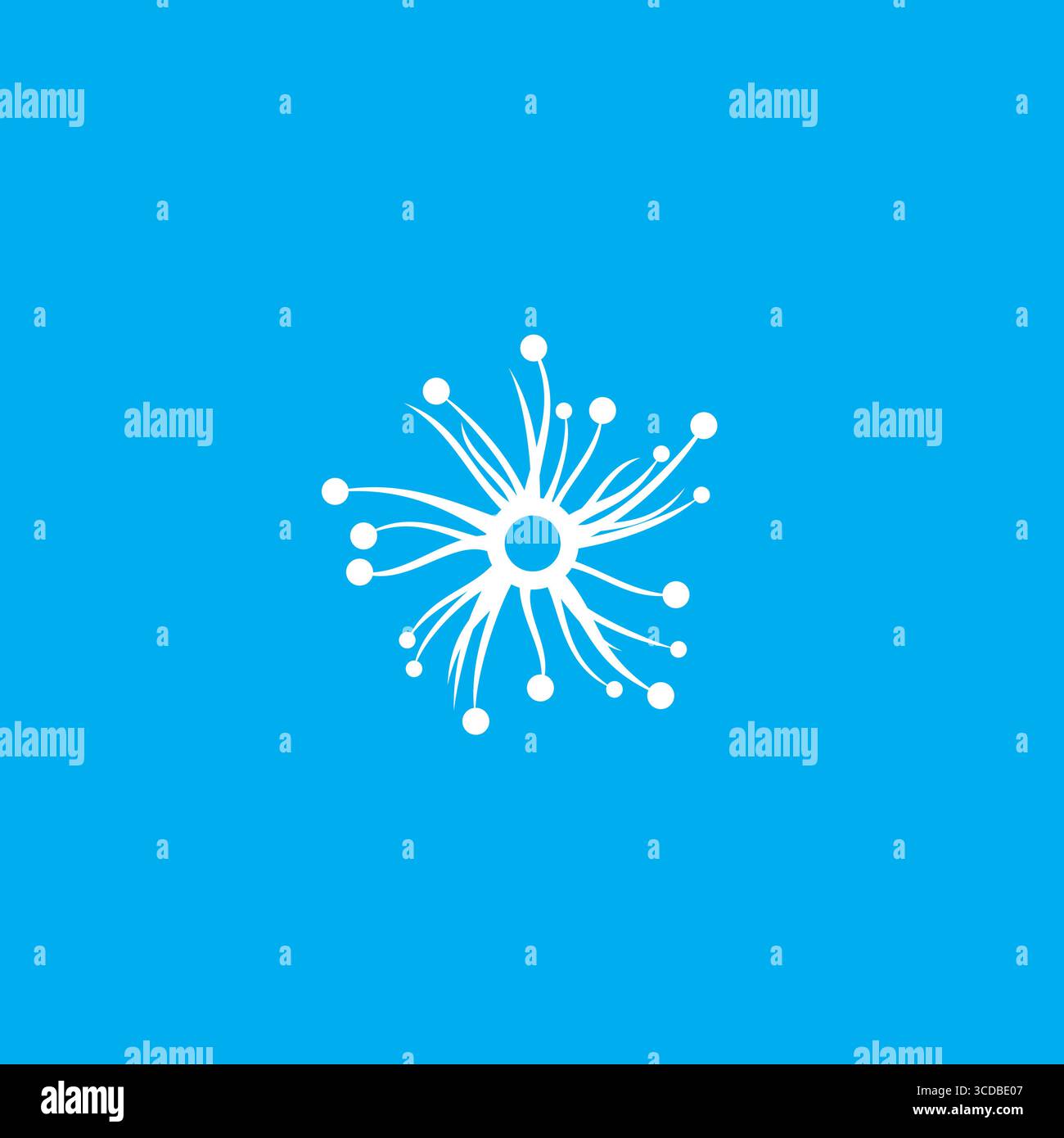 Neurons logo or icon design Stock Vector