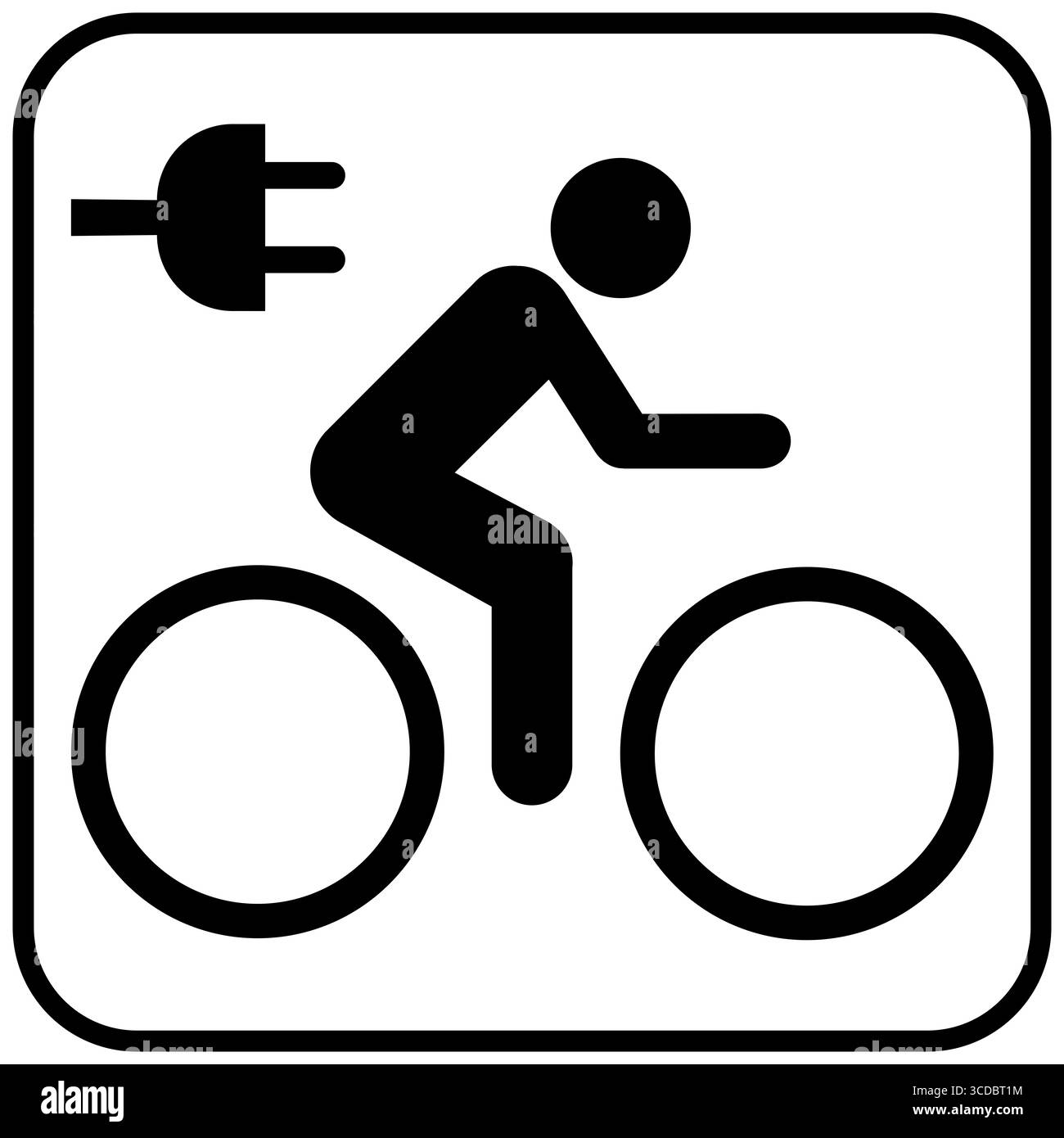 E bike charging sign hi-res stock photography and images - Alamy