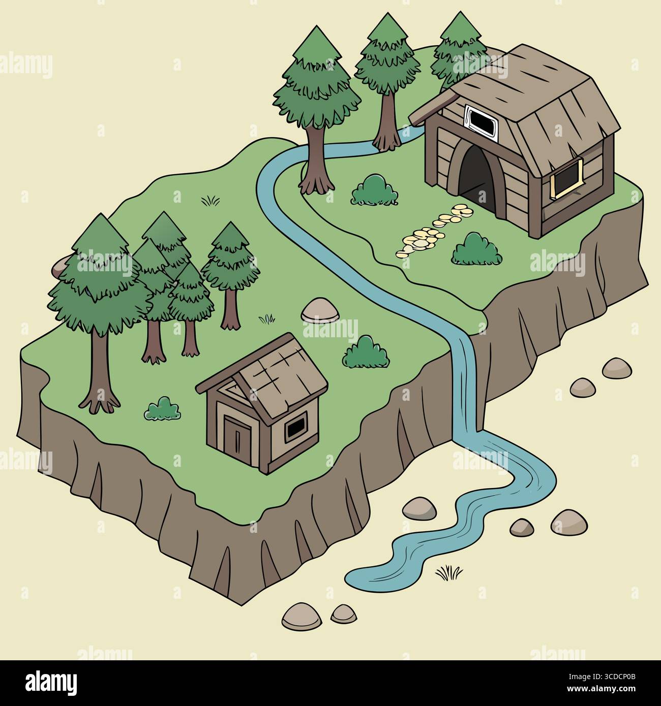 Creative Vector Illustrations, Flat Design Graphics, and Modern Digital Art Stock Vector