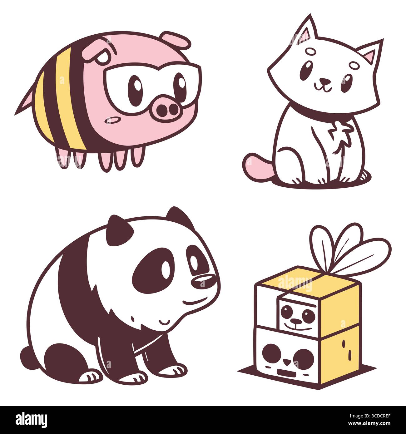 Creative Vector Illustrations, Flat Design Graphics, and Modern Digital Art Stock Vector