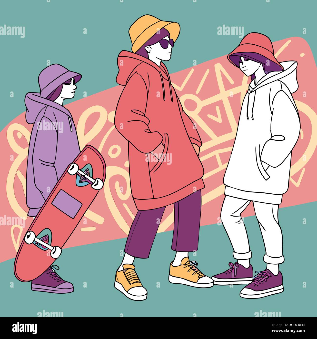 Creative Vector Illustrations, Flat Design Graphics, and Modern Digital Art Stock Vector