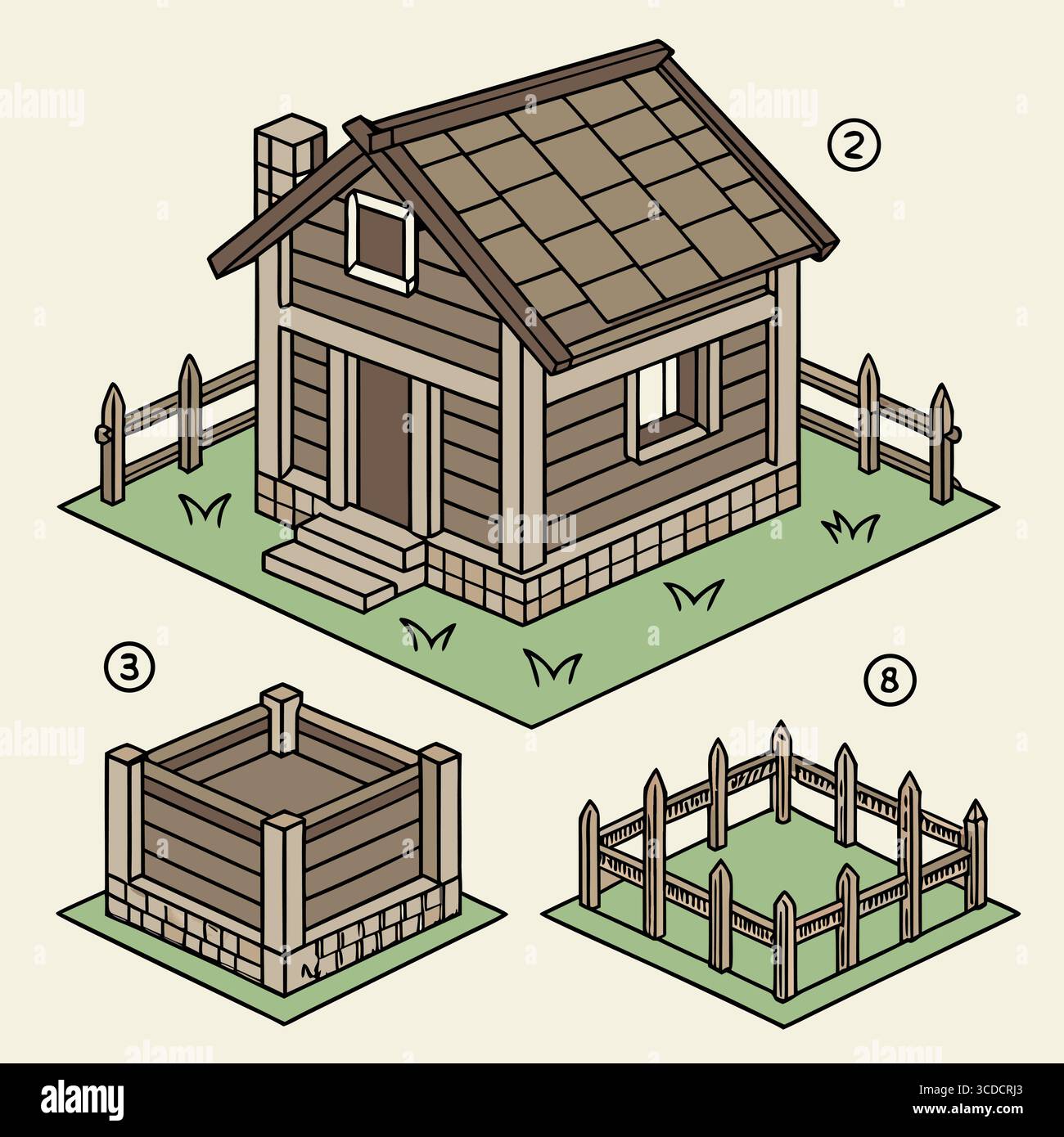 Creative Vector Illustrations, Flat Design Graphics, and Modern Digital Art Stock Vector