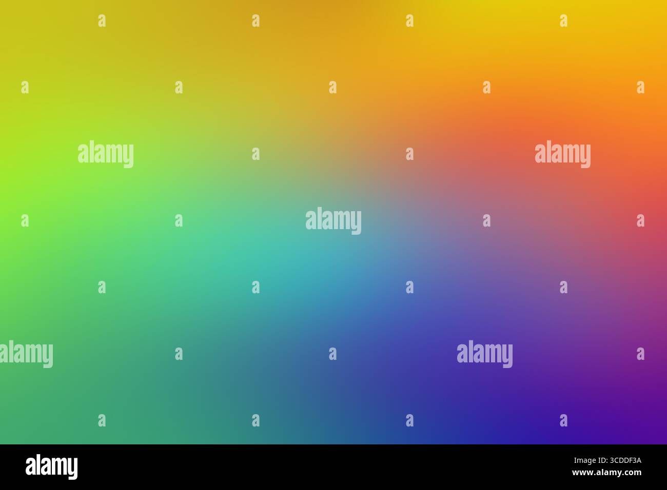 Bright rainbow gradient background. Various diagonal strip spots, blurred Stock Photo