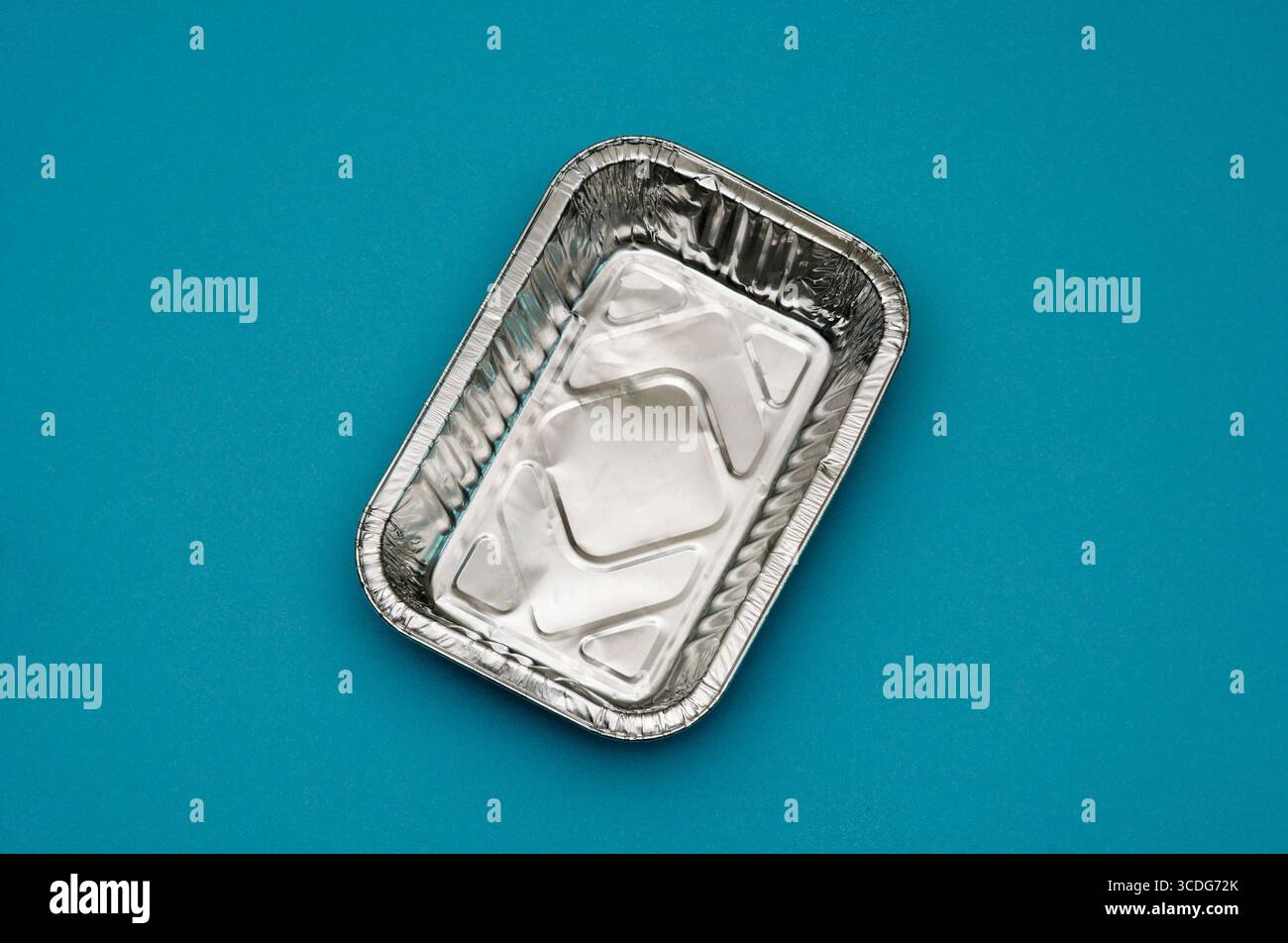 aluminum oven tray Stock Photo