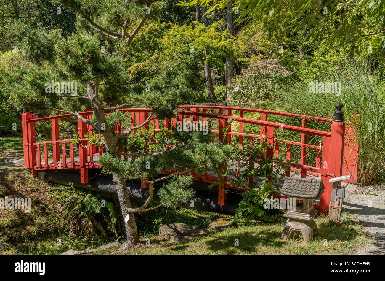 Japanese garden bridge hi-res stock photography and images - Alamy