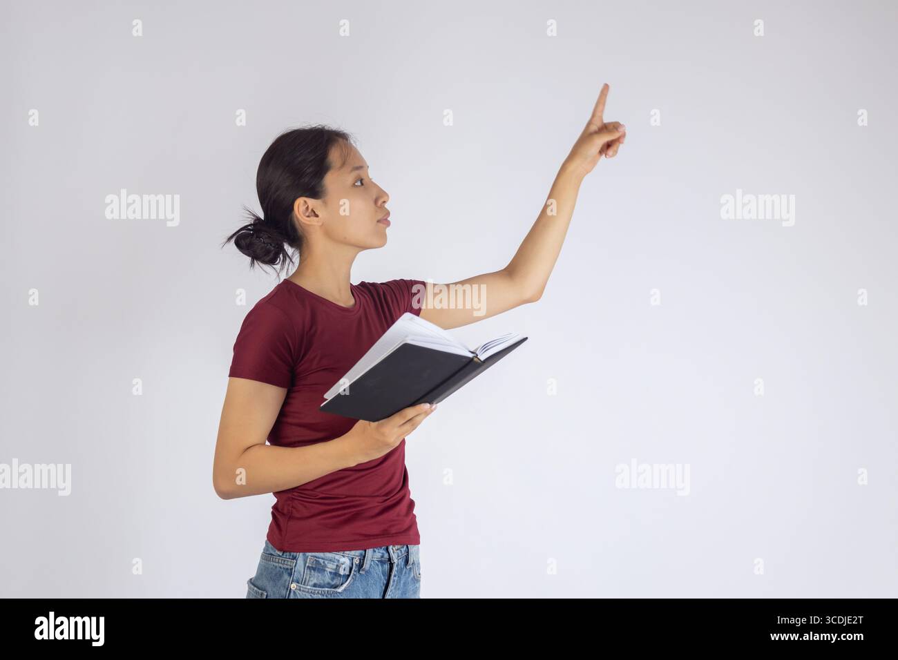 Woman hand upwards book hi-res stock photography and images - Alamy