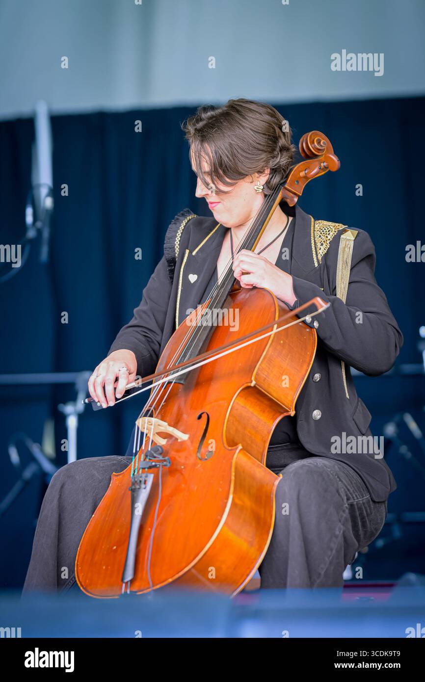 Lea Kirstein, Medusa, Canmore Folk Music Festival Stock Photo