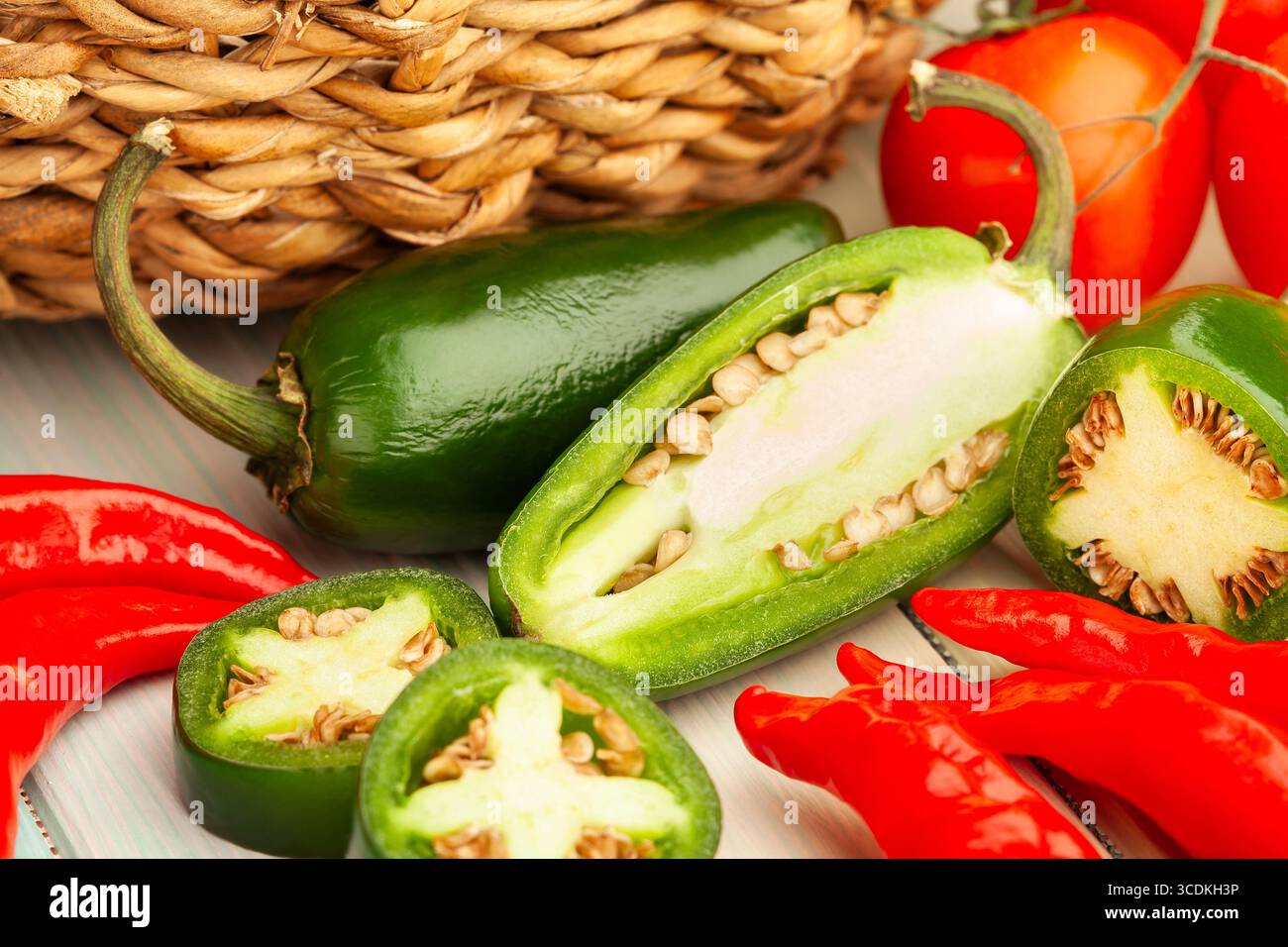 Sliced jalapeño hi-res stock photography and images - Alamy