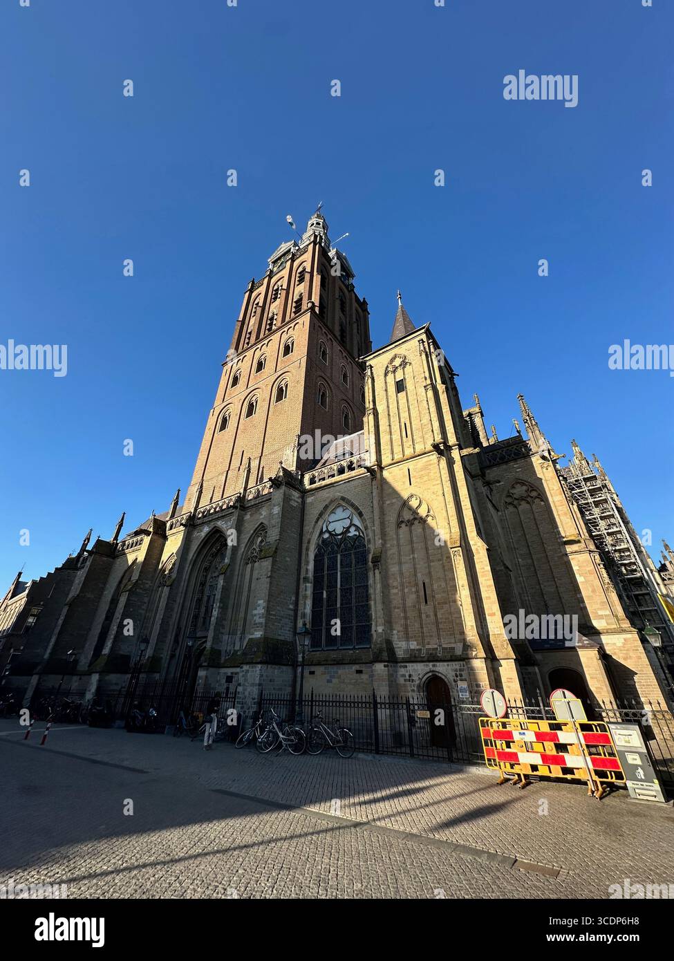 St. John’s Cathedral in ’s-Hertogenbosch, Netherlands – Gothic Landmark and Architectural Icon - Smartphone Captured Stock Image