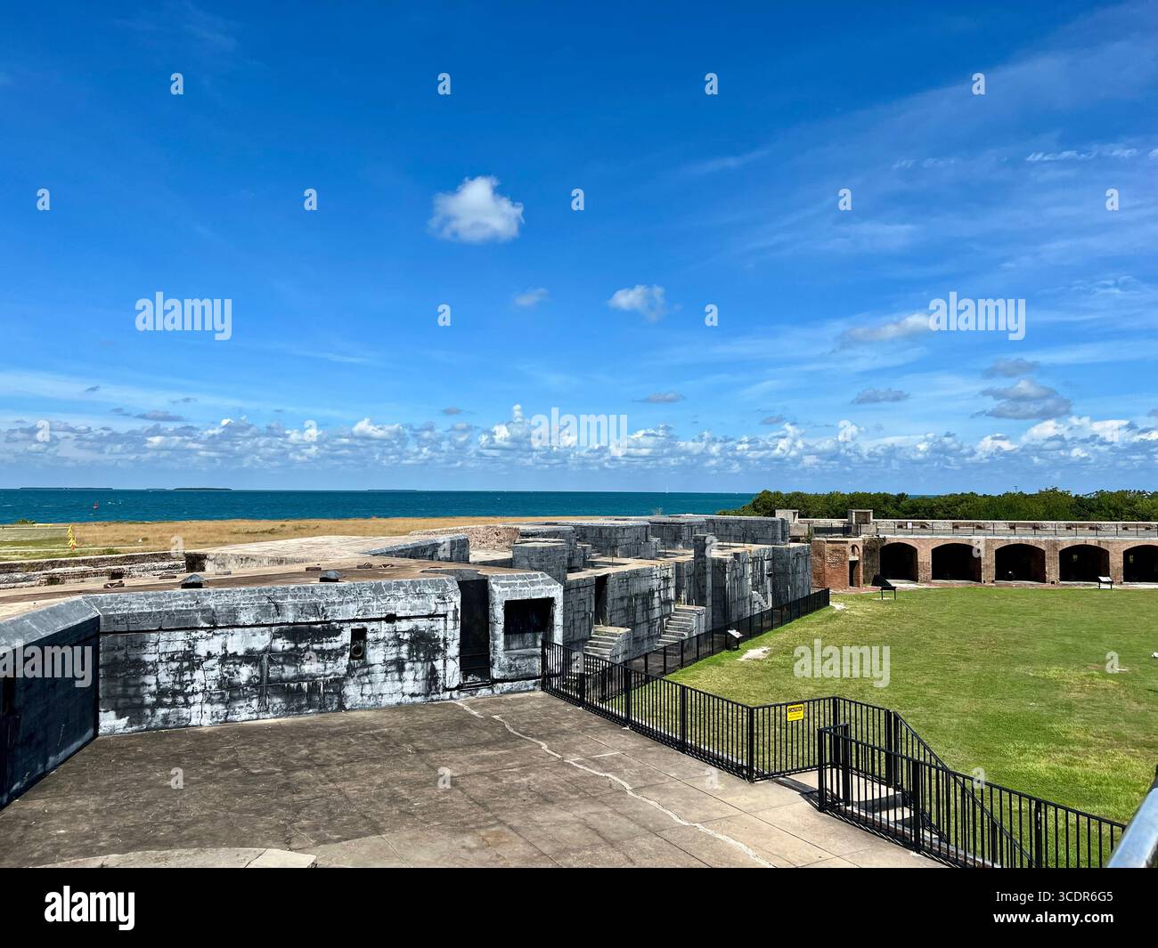 Fort Zachary State Park is a National Historic Landmark located in Key West, Florida - Smartphone Captured Stock Image