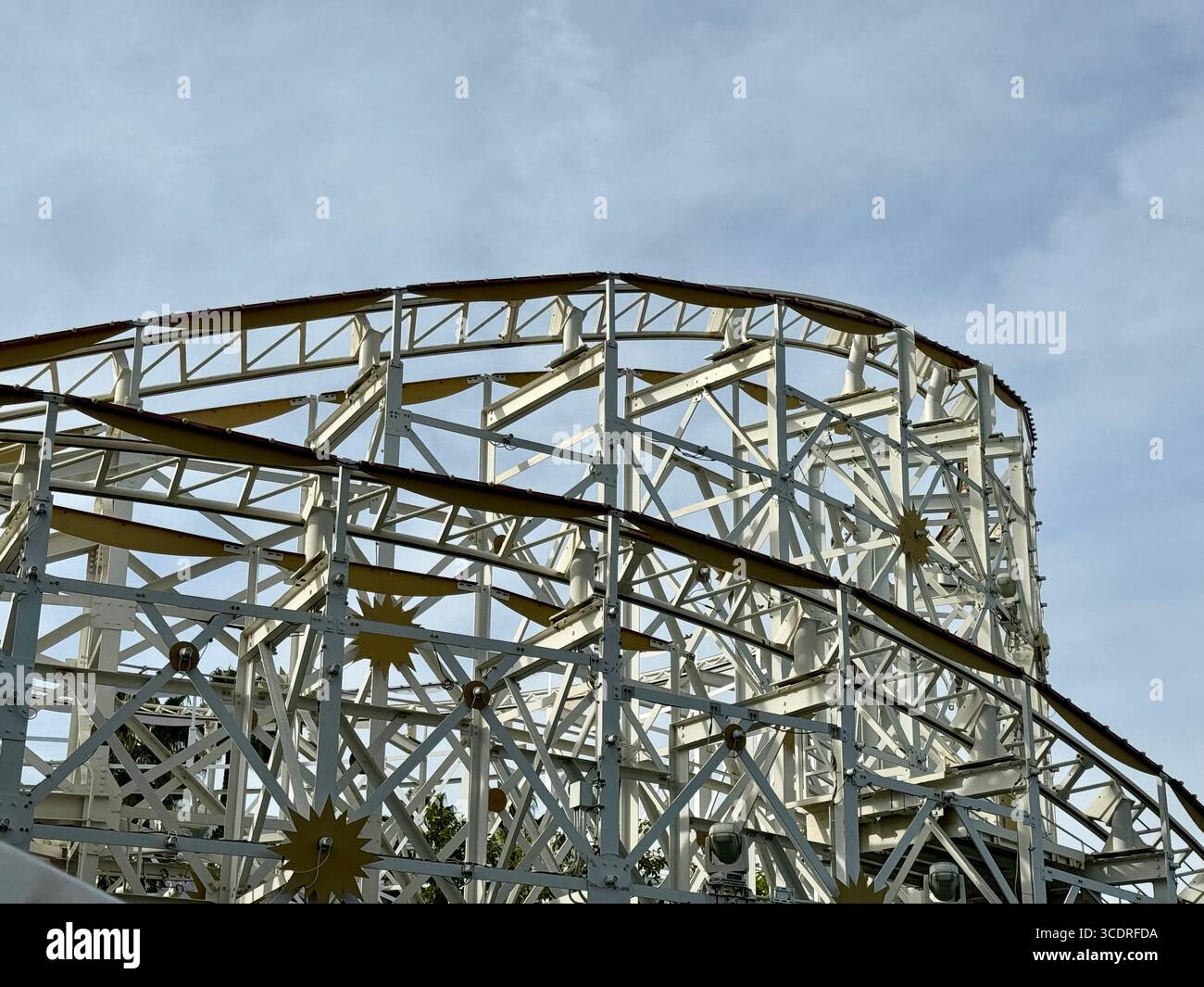 The Incredicoaster at Disneyland's California Adventure Park. - Smartphone Captured Stock Image