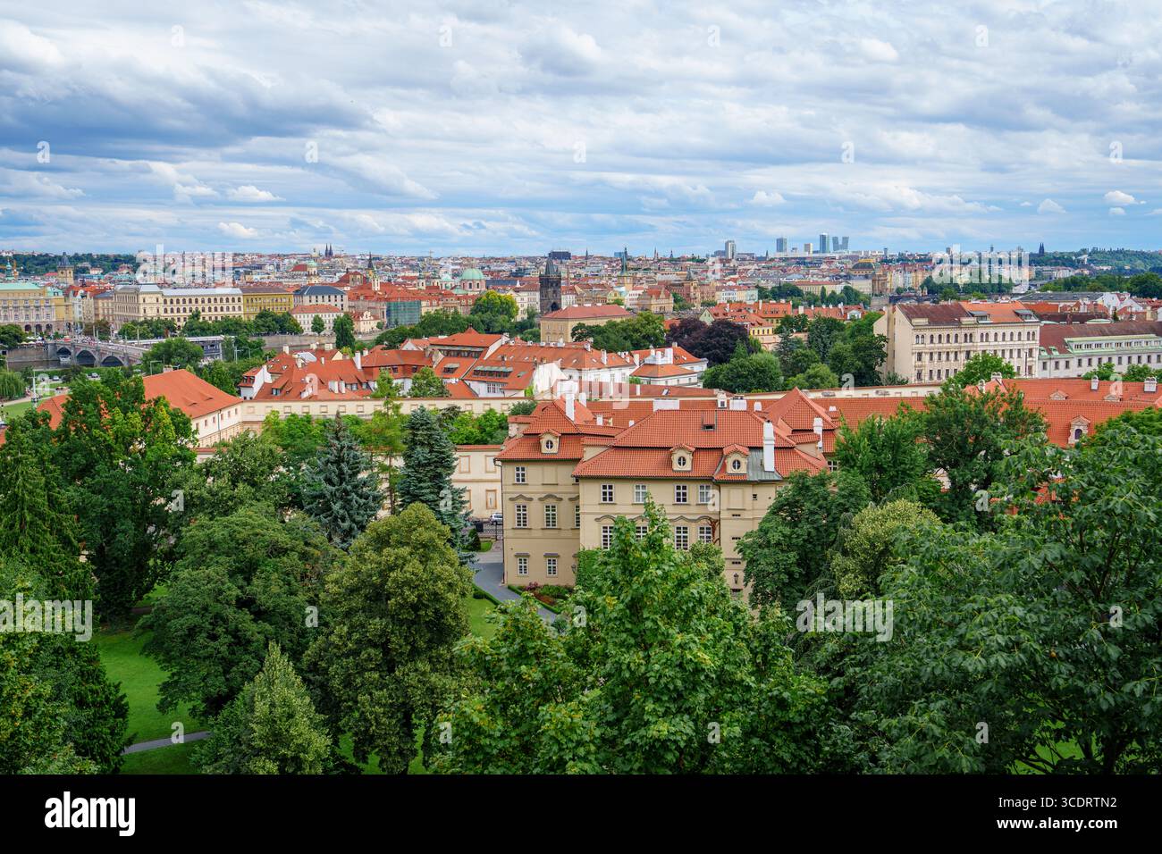 Praha Cheko Prague Panorama A Breathtaking View of the Cityscape in Praha, Czech ...