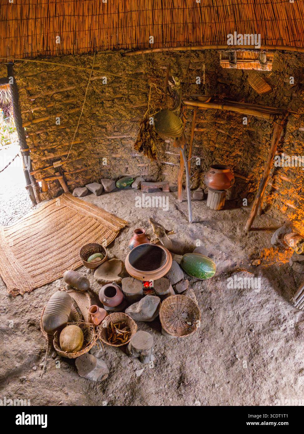 Rustic Temple Explore the rustic interior of a traditional sun temple in Sogamoso ...