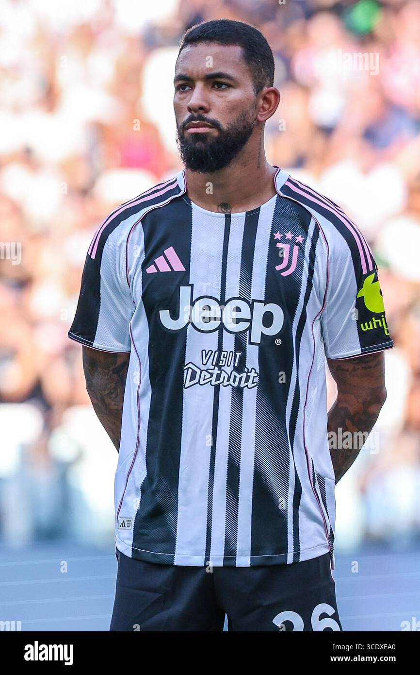 Turin Italien 13th Aug 2025 Douglas Luiz Of Juventus FC Seen During turin-italien-13th-aug-2025-douglas-luiz-of-juventus-fc-seen-during