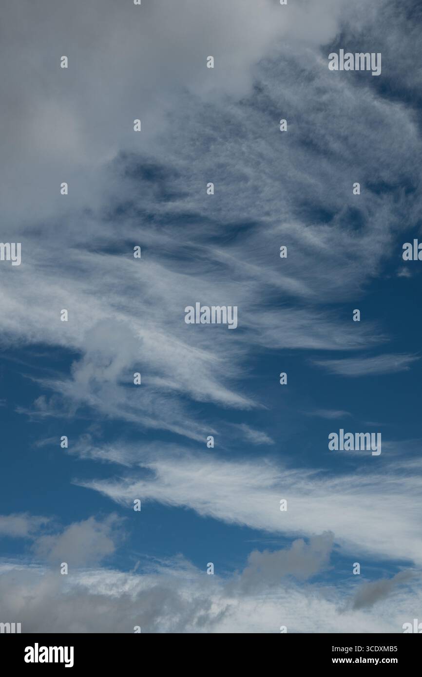 Cirrus clouds, UK Stock Photo