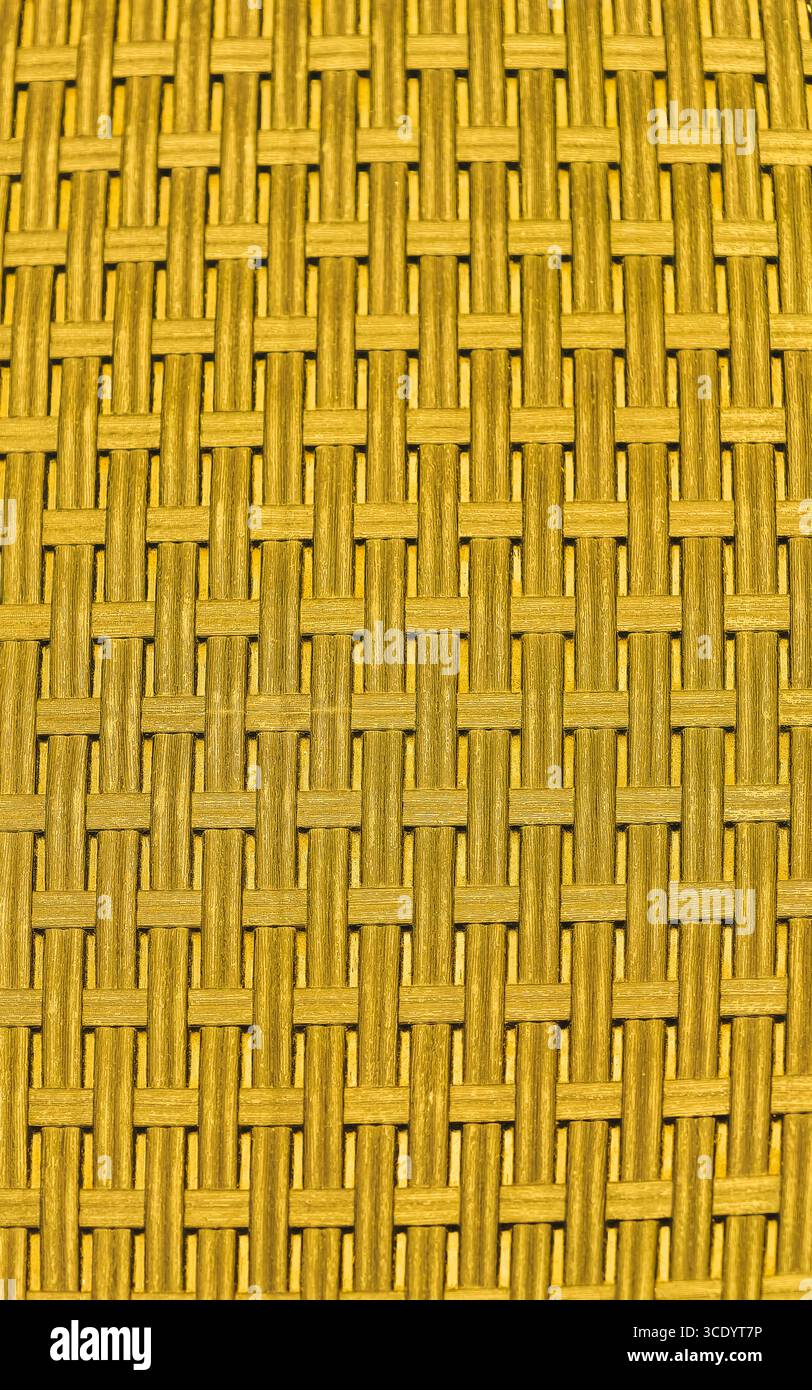 Woven Yellow Fabric Texture - Vibrant, High-Resolution Background Ideal for Minimalist Designs, Advertising Graphics, Web Applications, Digital Promotions, and Creative Projects Stock Photo