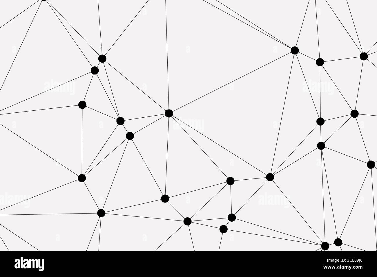 Abstract Geometric Network Mesh Background with Connected Dots and ...