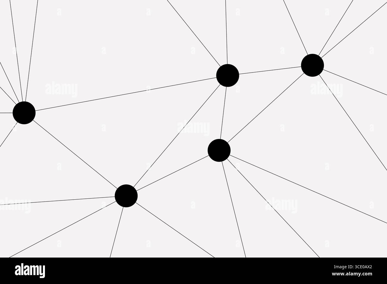Abstract Geometric Network Mesh Background with Connected Dots and ...