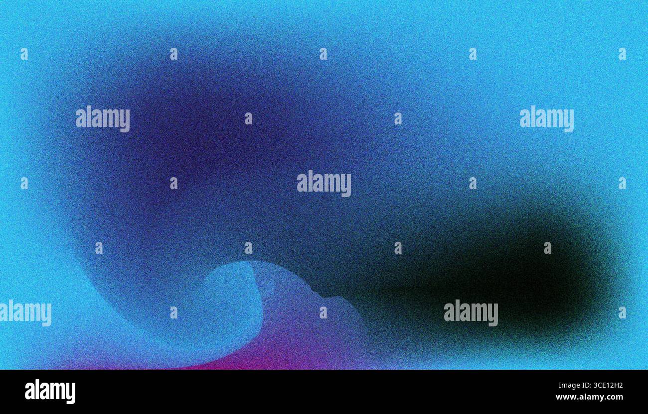 Mix colorful noisy gradient grunge grainy background image. Stock Vector