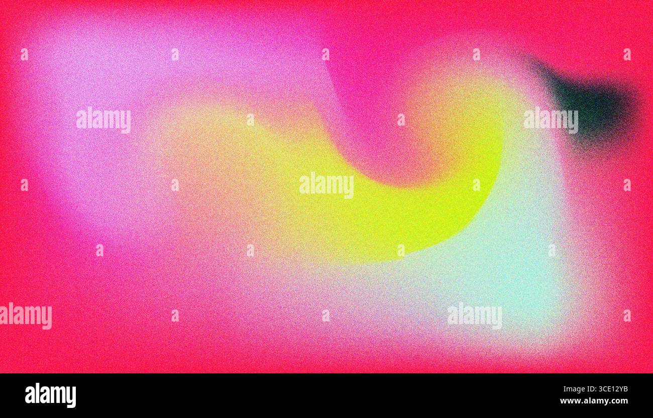 Mix colorful noisy gradient grunge grainy background image. Stock Vector