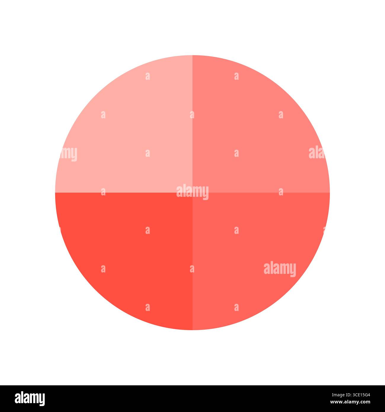Color palette chart. Vector data symbol. Infographic circle diagram ...