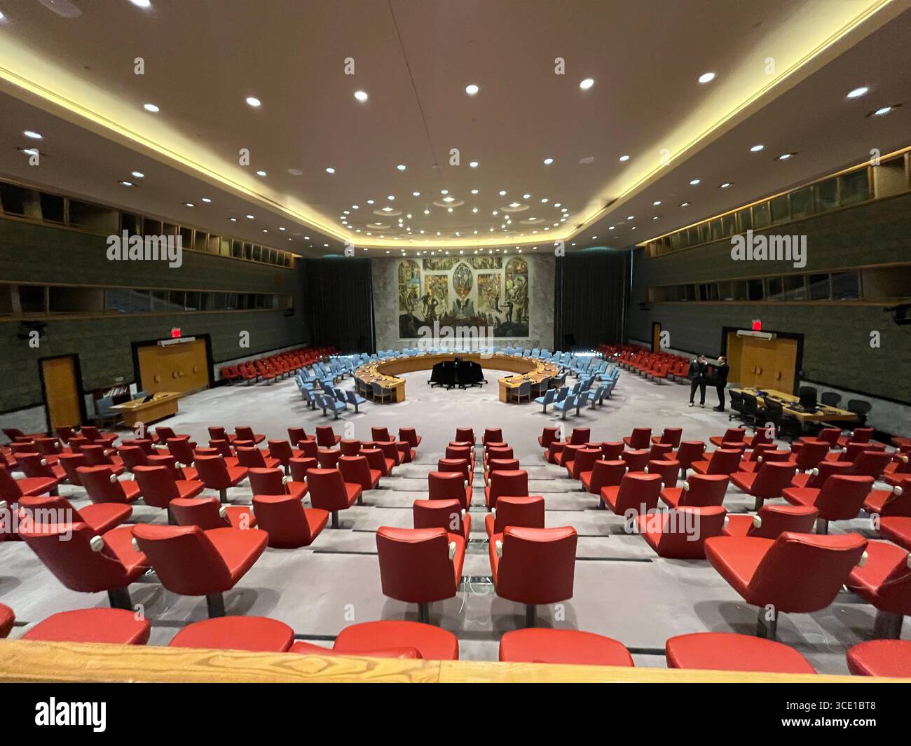 Editorial photo of the New York United Nations General Assembly. This photo was taken July 2025. September 2025 many countries move to recognize - Smartphone Captured Stock Image
