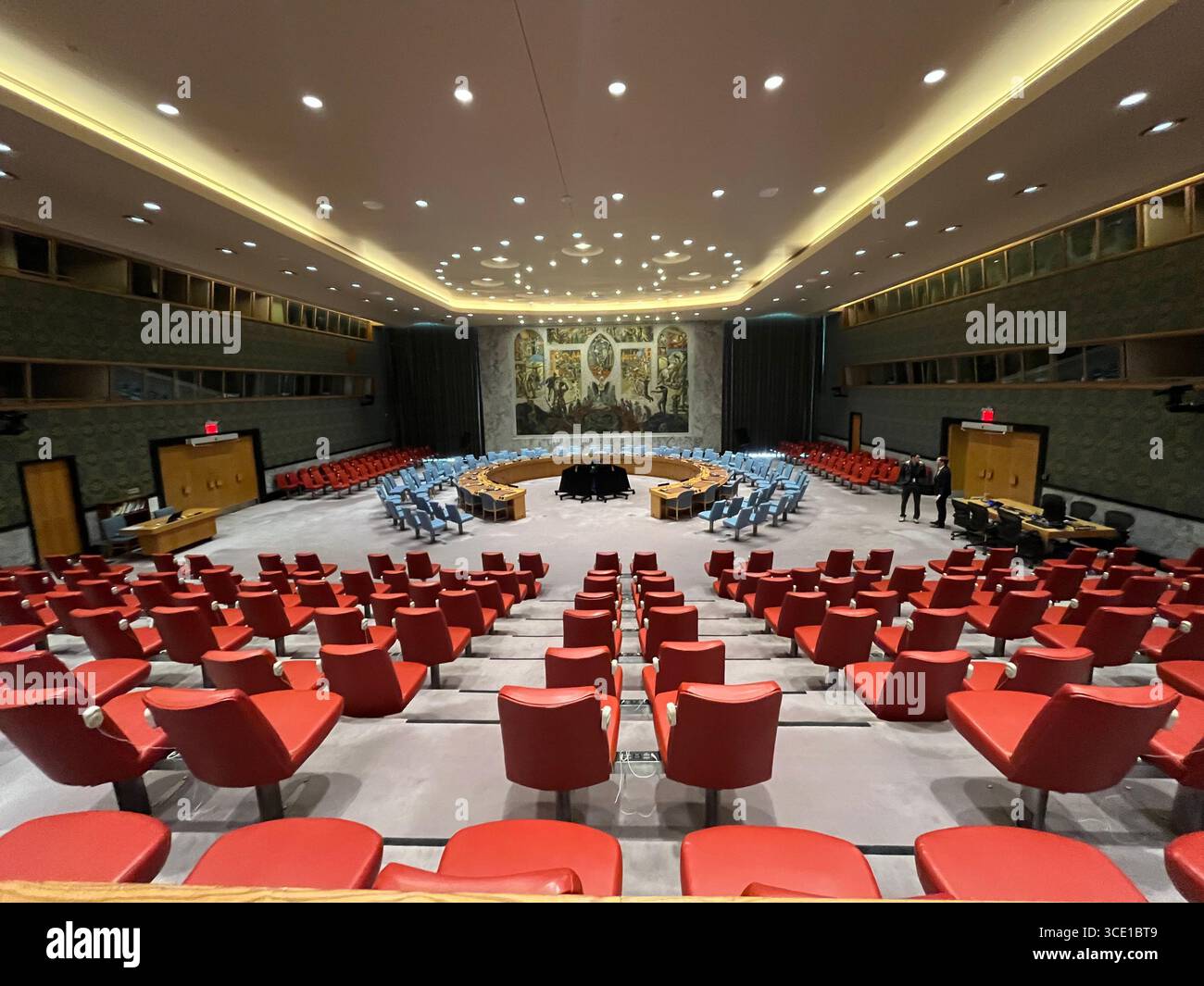 Editorial photo of the New York United Nations General Assembly. This photo was taken July 2025. September 2025 many countries move to recognize - Smartphone Captured Stock Image