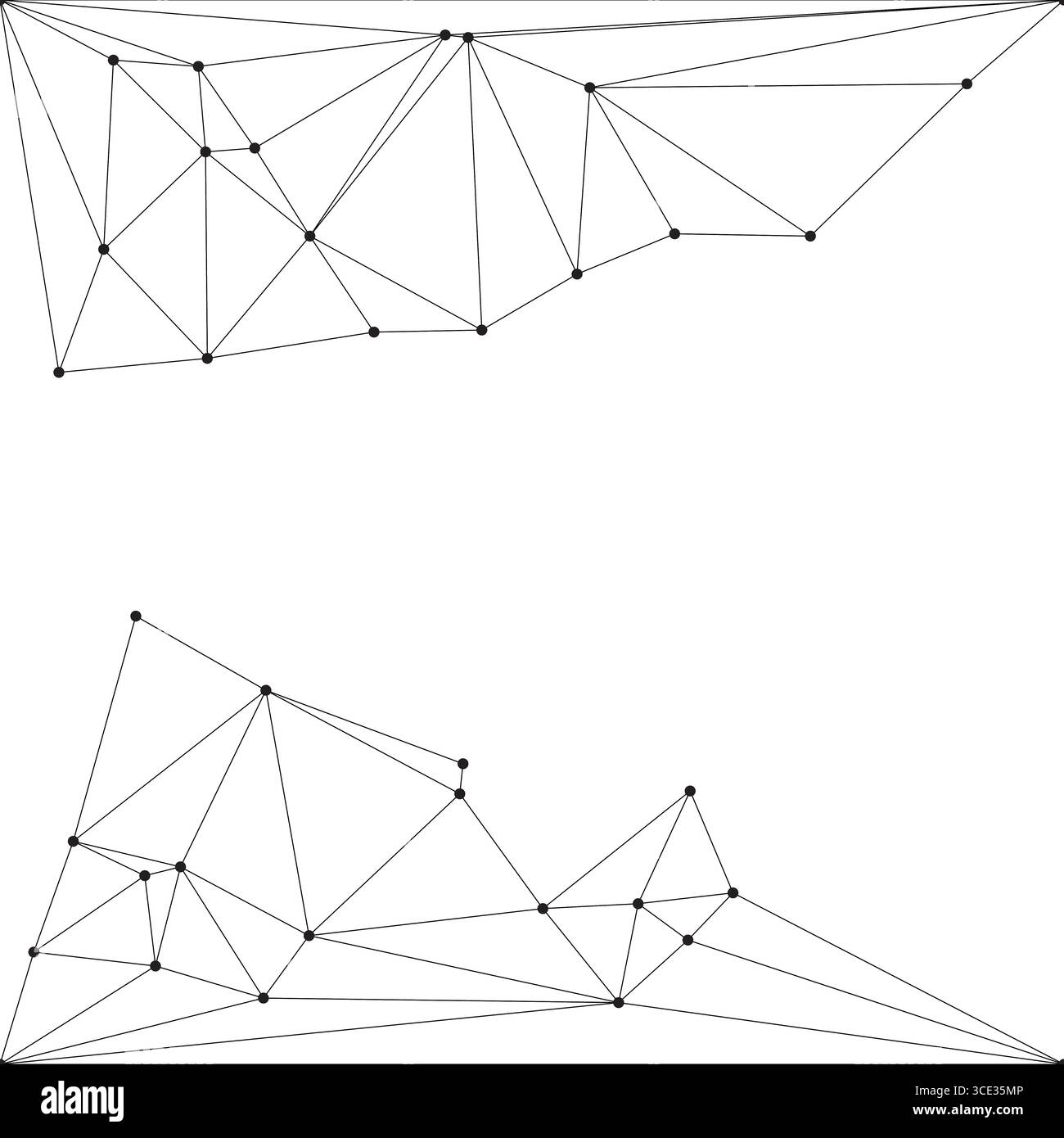 Global network connection background for banner design. Abstract line ...