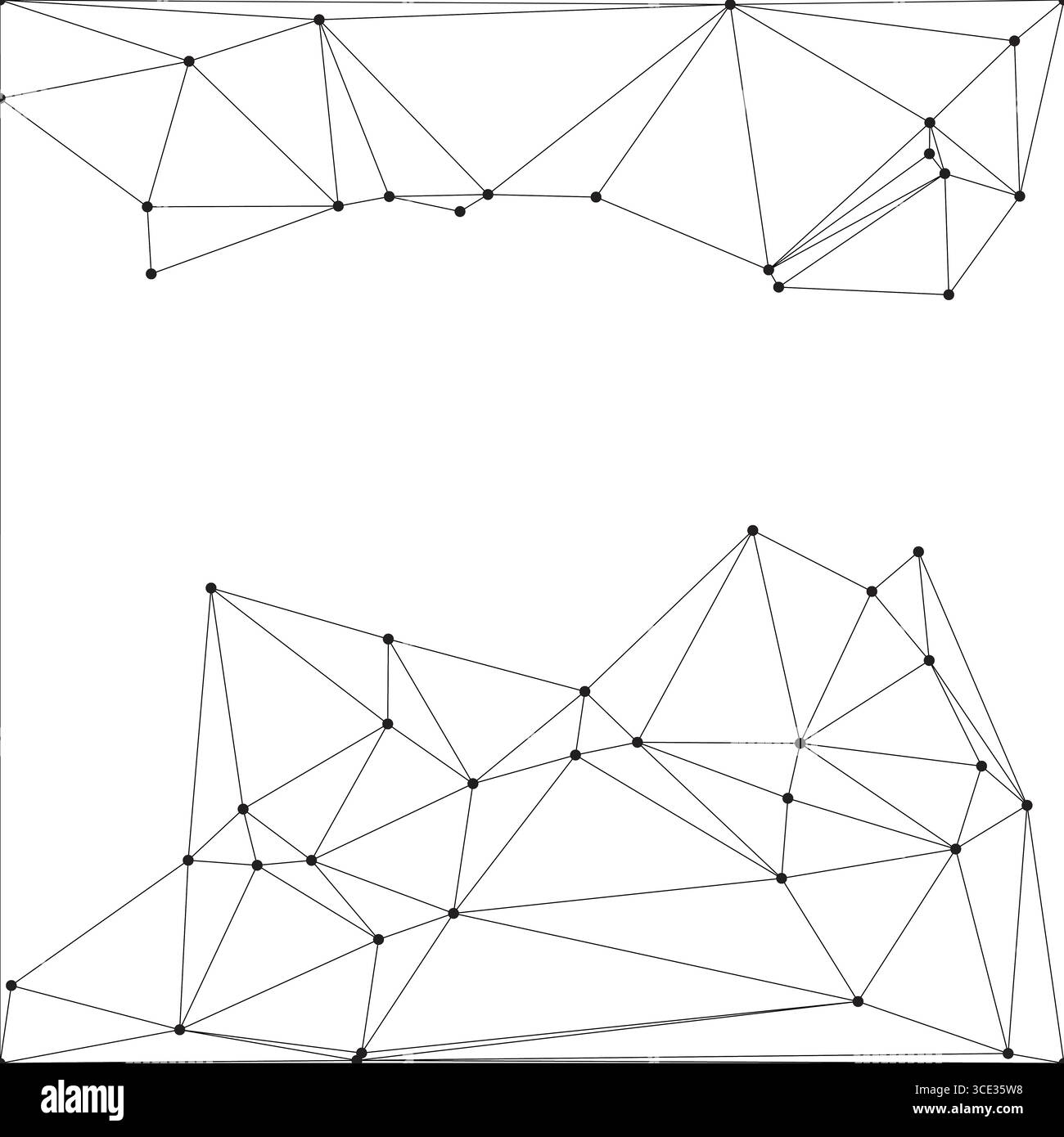 Global network connection background for banner design. Abstract line ...