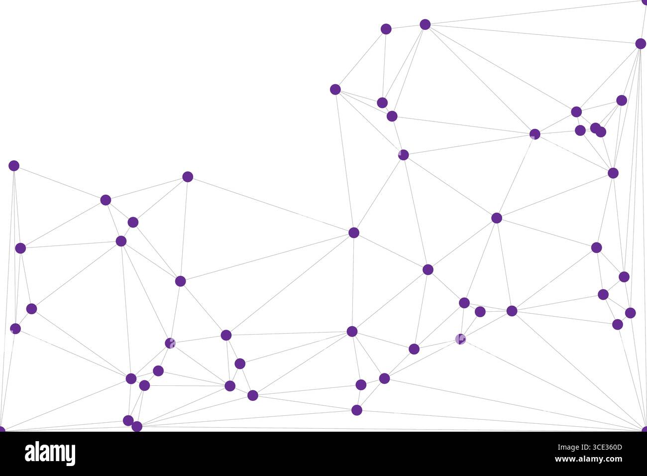 Global network connection background for banner design. Abstract line ...