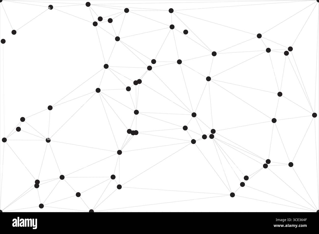 Global network connection background for banner design. Abstract line ...