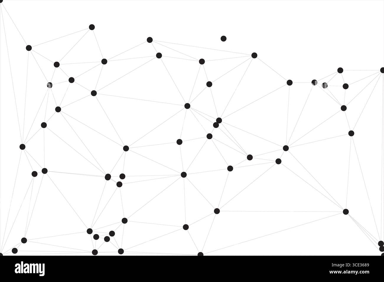 Global network connection background for banner design. Abstract line ...
