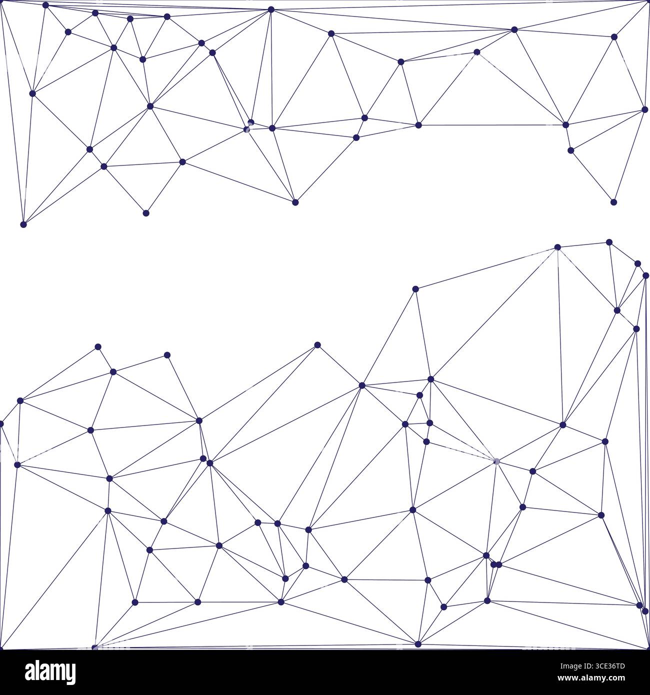 Global network connection background for banner design. Abstract line ...
