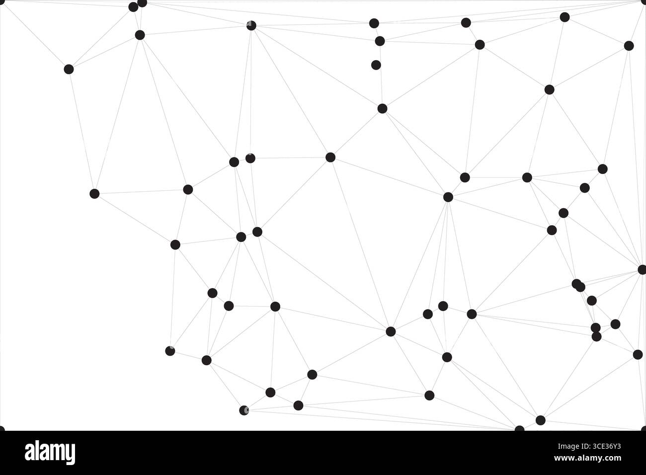 Global network connection background for banner design. Abstract line ...