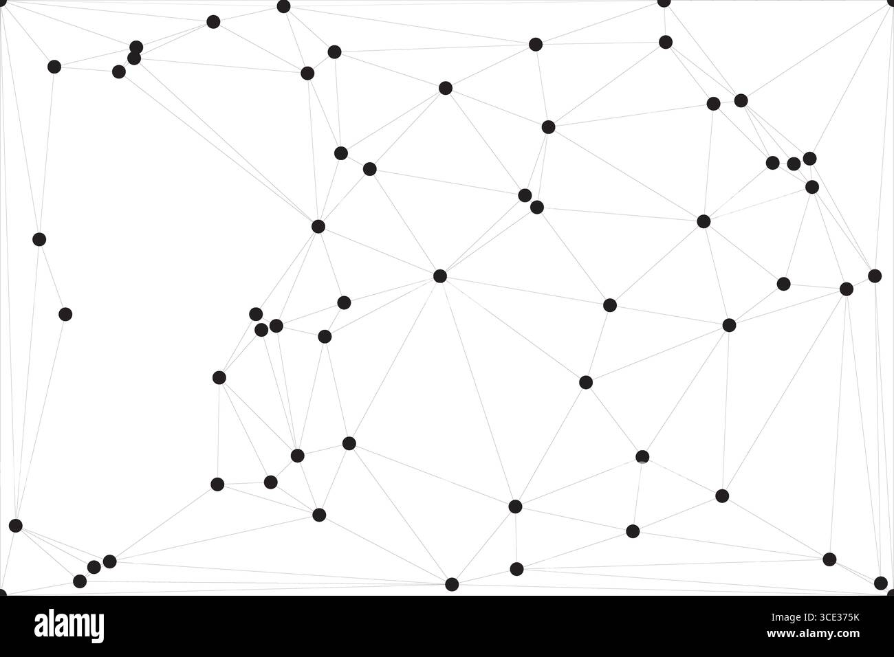 Global network connection background for banner design. Abstract line ...