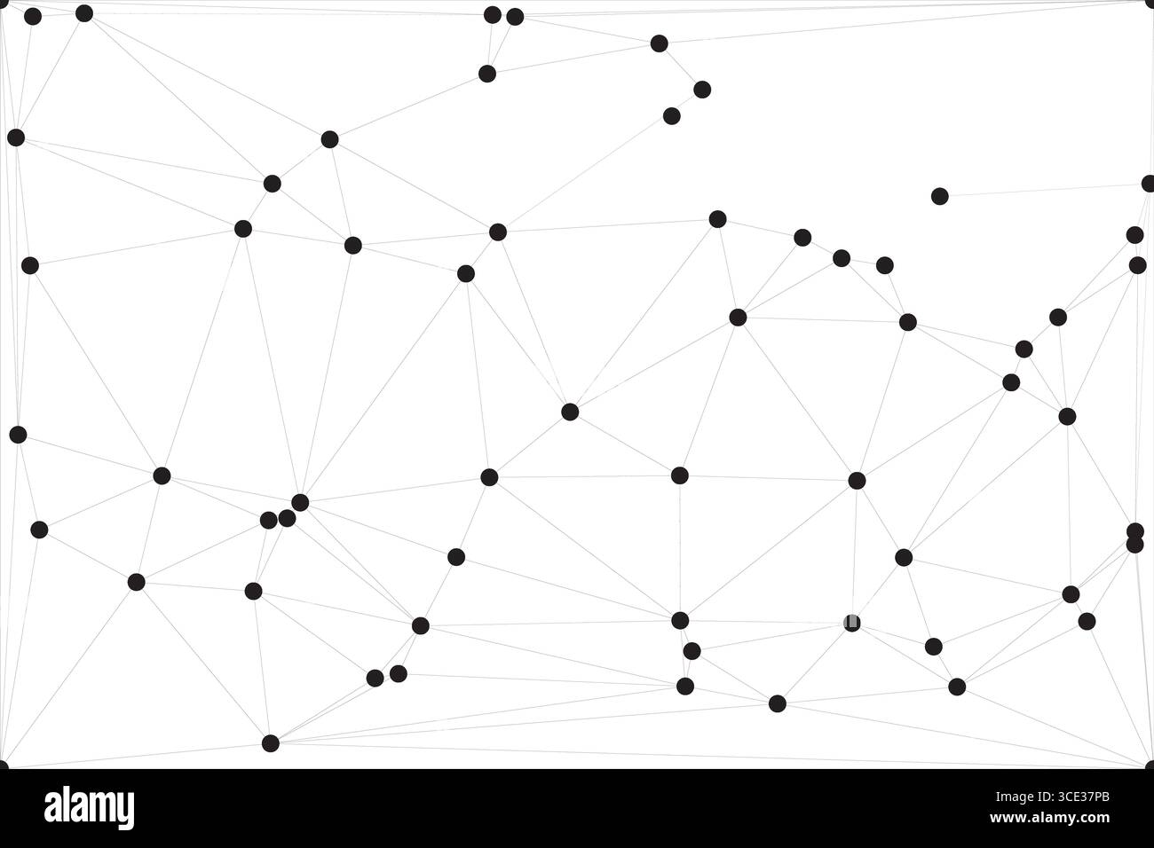 Global network connection background for banner design. Abstract line ...