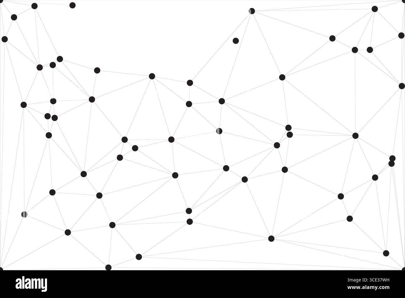 Global network connection background for banner design. Abstract line ...