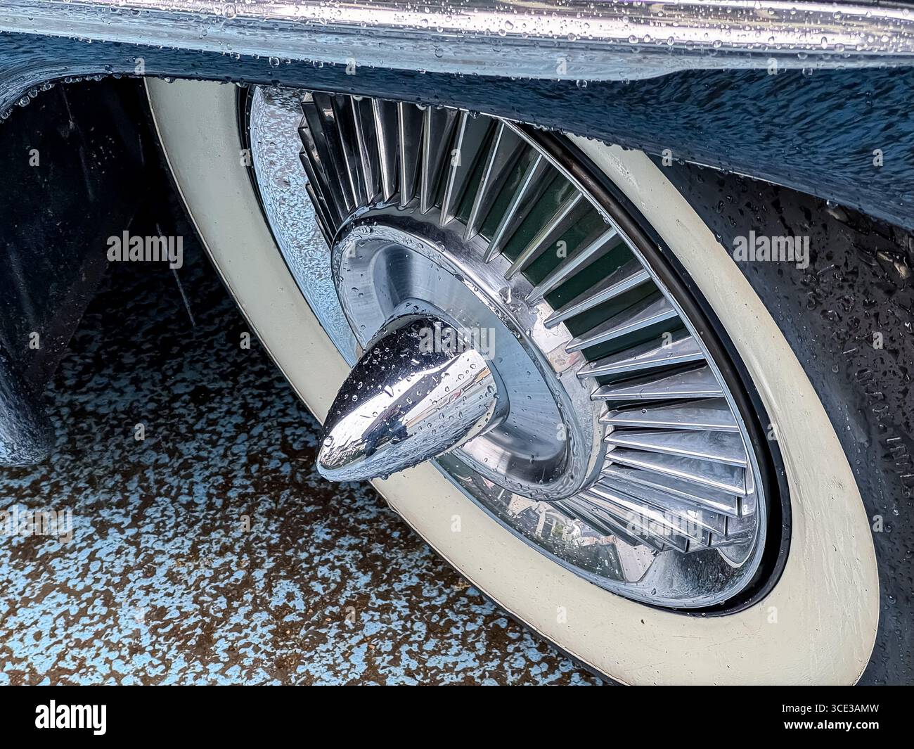 1950 Mercury Coupe ‘Planet Voodoo’ owned by restoration specialist Romance of Rust - Brentford, London - Smartphone Captured Stock Image