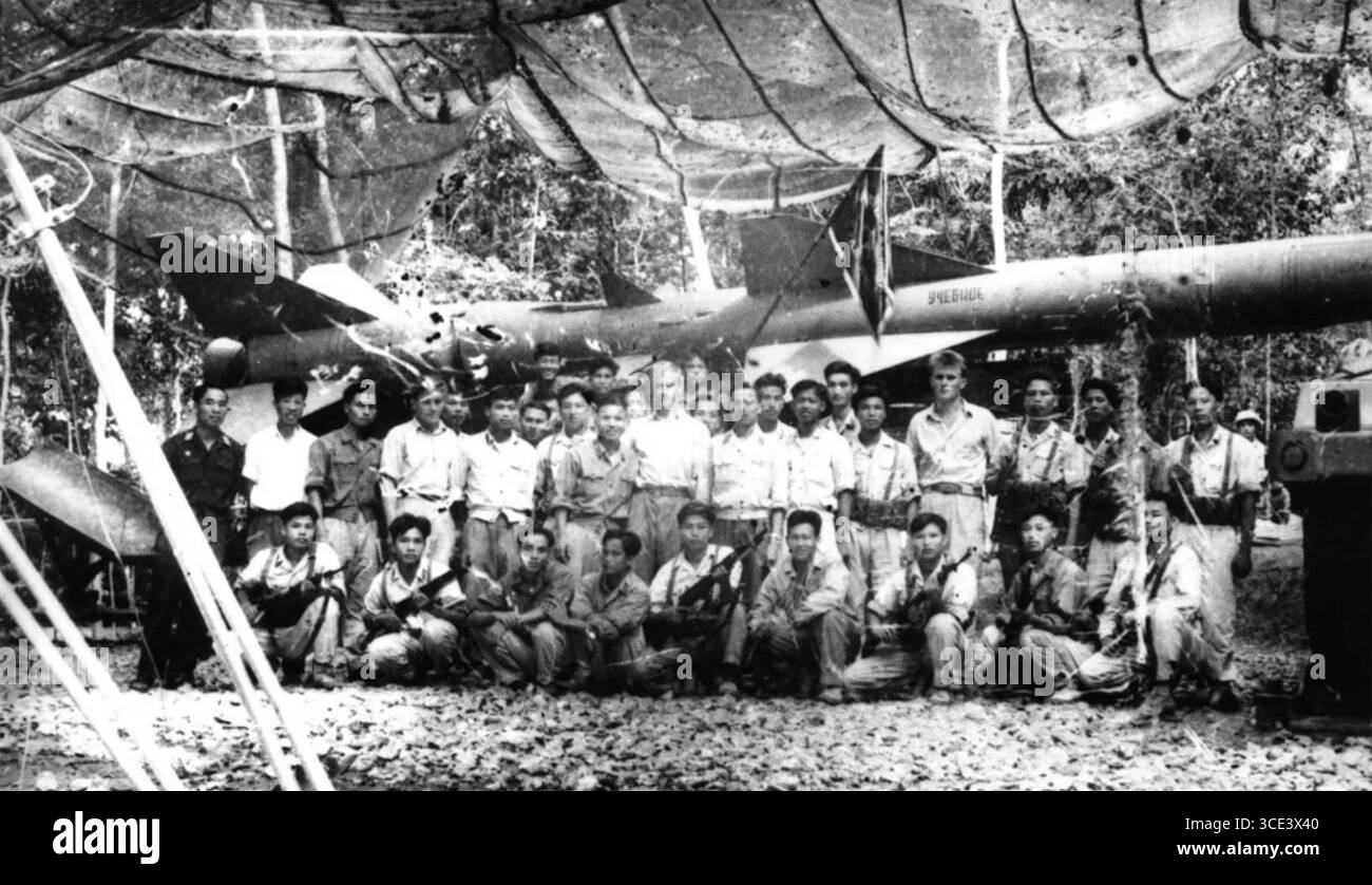 VIETNAM WAR North Vietnamese servicemen pose with their Soviet air ...