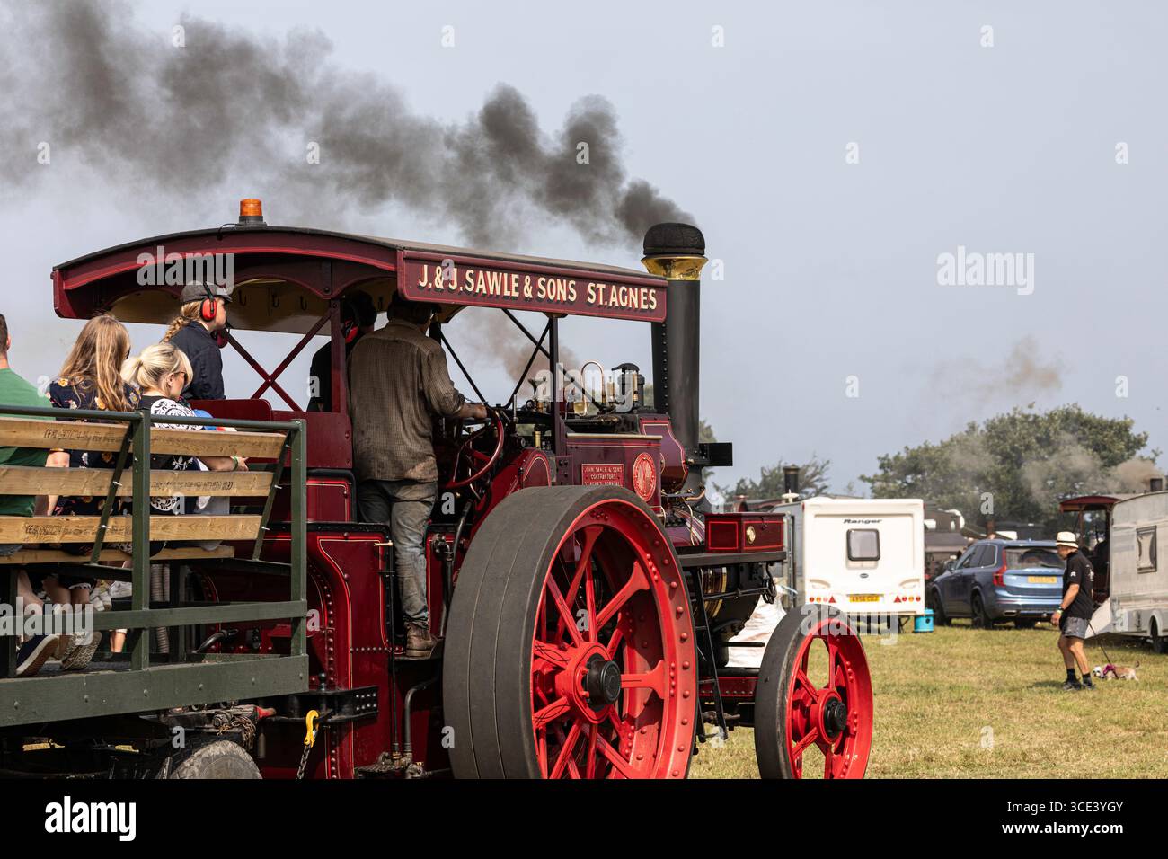 Stithians,Cornwall,UK,15th Aug, 2025.Large crowds attend The West of ...