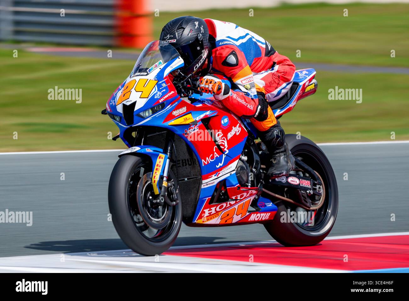 Julius Caesar Rörig of MCA Racing competing in the IDM Supersport Free ...