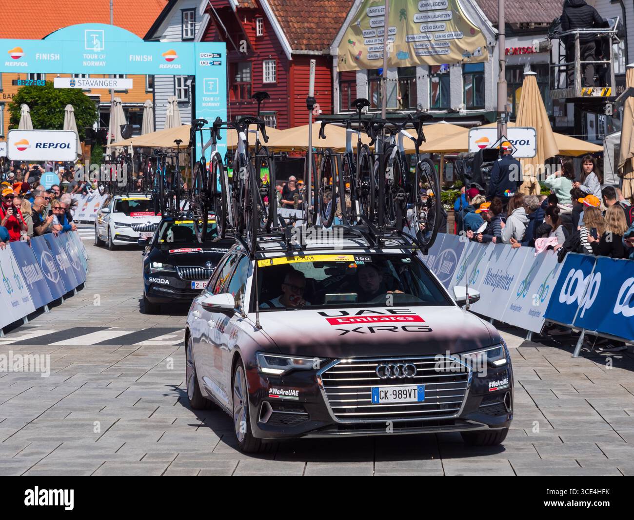 The final stage of the Tour of Norway cycle race, Stavanger, Norway 2025 Stock Photo