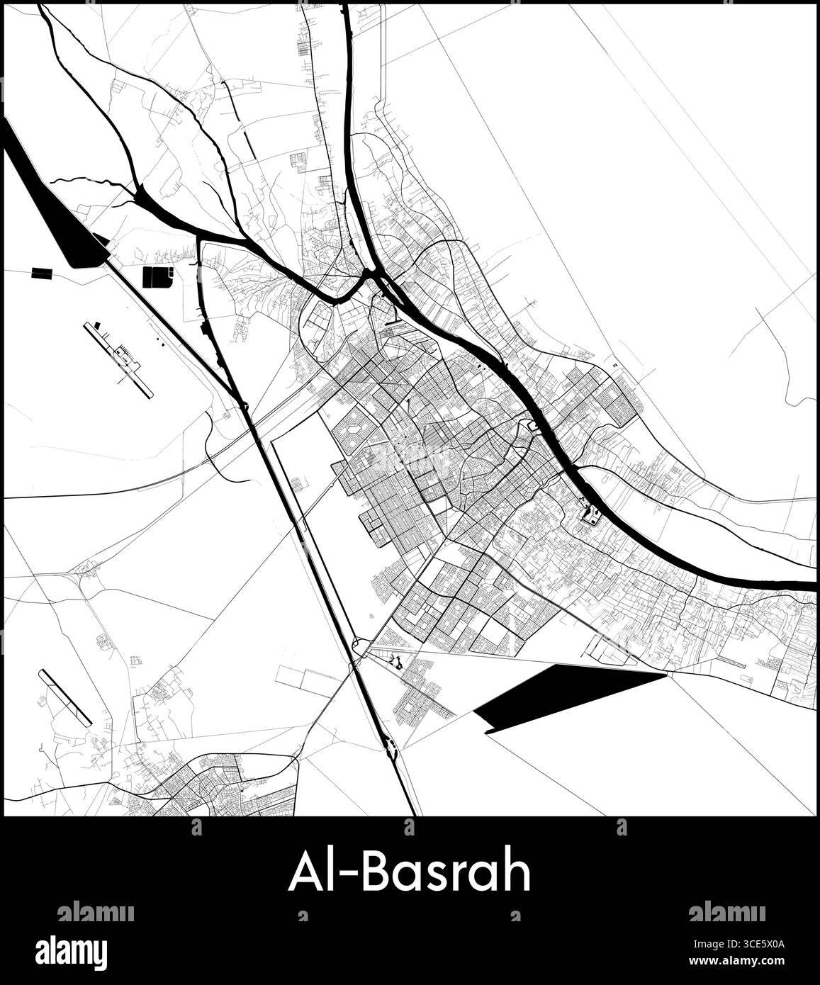 Basrah city Stock Vector Images - Alamy