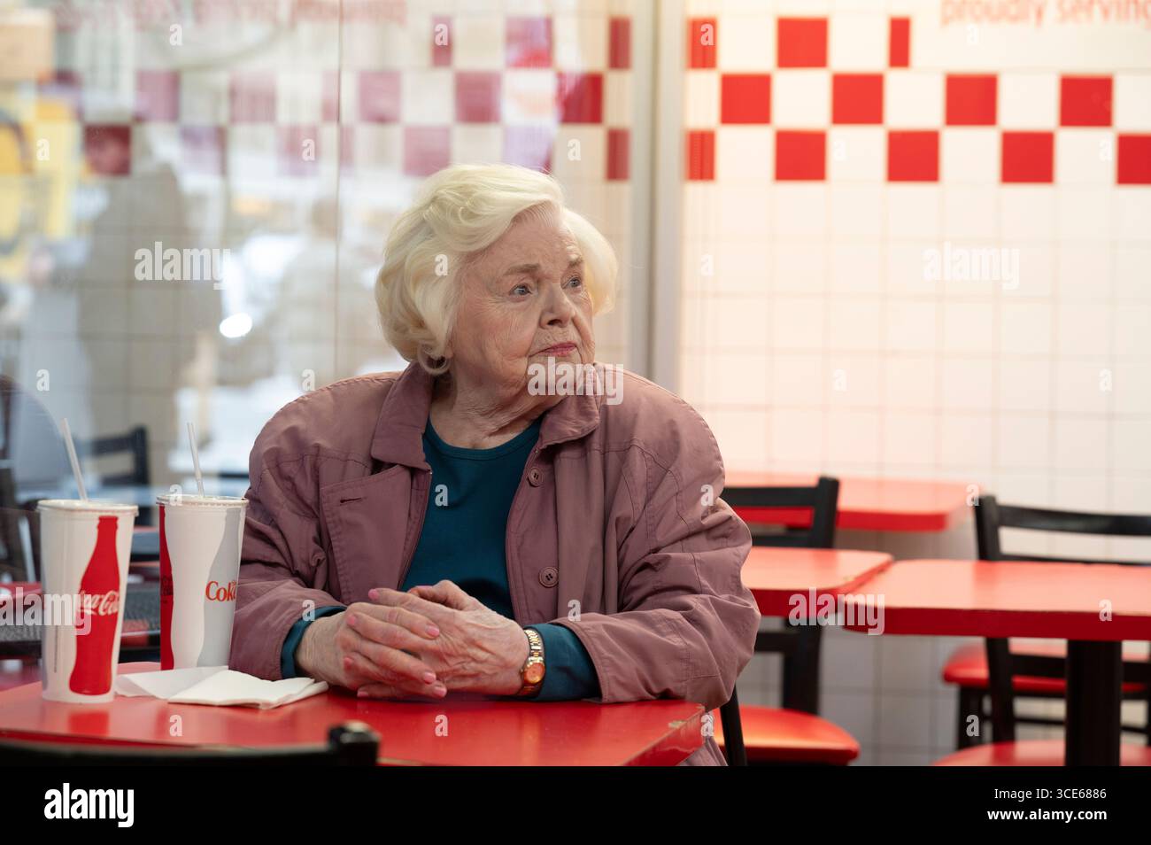 RELEASE DATE: September, 26, 2025 TITLE: STUDIO: Sony Pictures Classics Eleanor The Great DIRECTOR: Scarlett Johansson PLOT: After a devastating loss, witty and proudly troublesome Eleanor Morgenstein, 94, tells a tale that takes on a dangerous life of its own. STARRING: JUNE SQUIBB as Eleanor. (Credit Image: © Sony Pictures Classics/Entertainment Pictures/ZUMAPRESS.com) EDITORIAL USAGE ONLY! Not for Commercial USAGE! Stock Photo